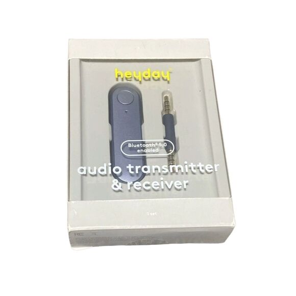 Bluetooth 5.0 Transmitter Receiver 2in1 TX RX Audio Adapter Heyday NEW - Picture 1 of 5